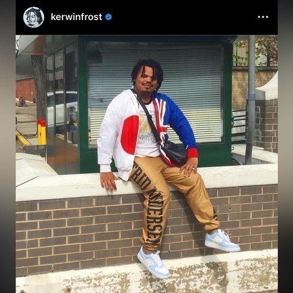 Vintage NIKE Air Force 1 Low Baby Sky Blue & White on Gum & Green - Picture 4 of 15